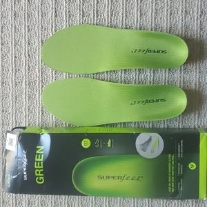 Superfeet green size C (W6.5-8/M5.5-7) new in box